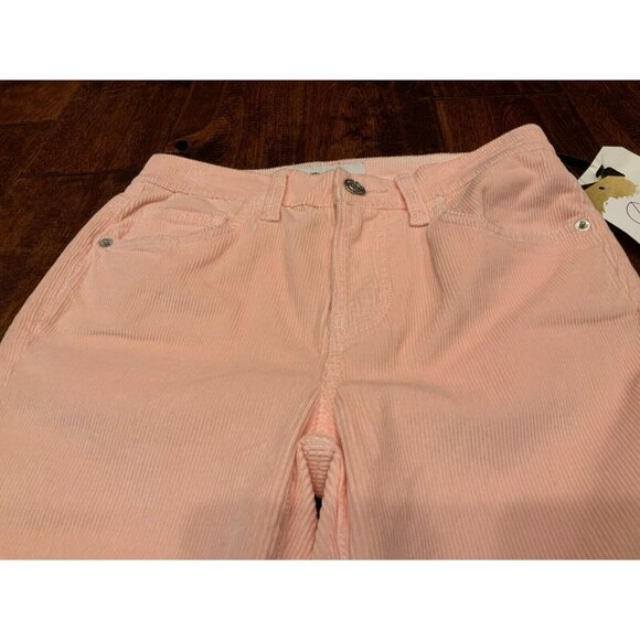 Current/Elliott Light Pink The High Waist Stiletto Corduroy Pants, Size 24, NWT! - Picture 2 of 6